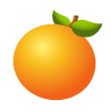Mandarin tree icon